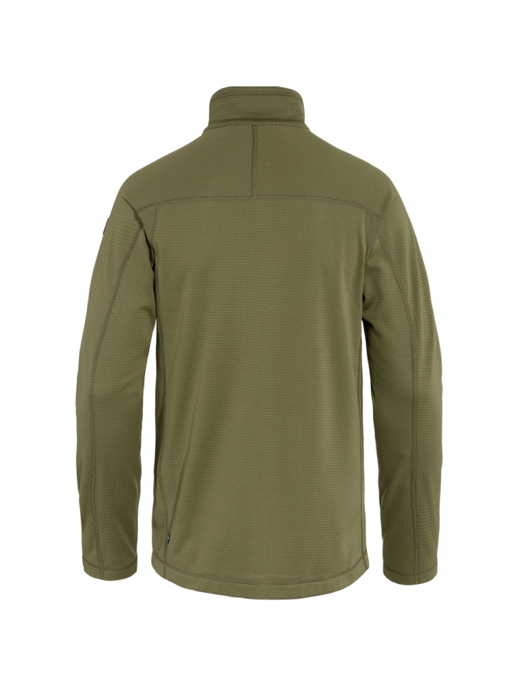 Fjällräven Abisko Lite Fleece Jacket Green 86971-620 fleeces en truien online bestellen bij Kathmandu Outdoor & Travel