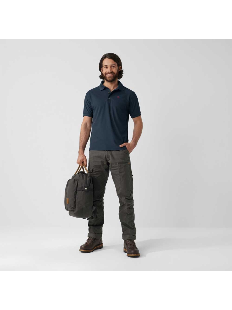 Fjällräven Crowley Pique Shirt Blueblack 81783-553 shirts en tops online bestellen bij Kathmandu Outdoor & Travel