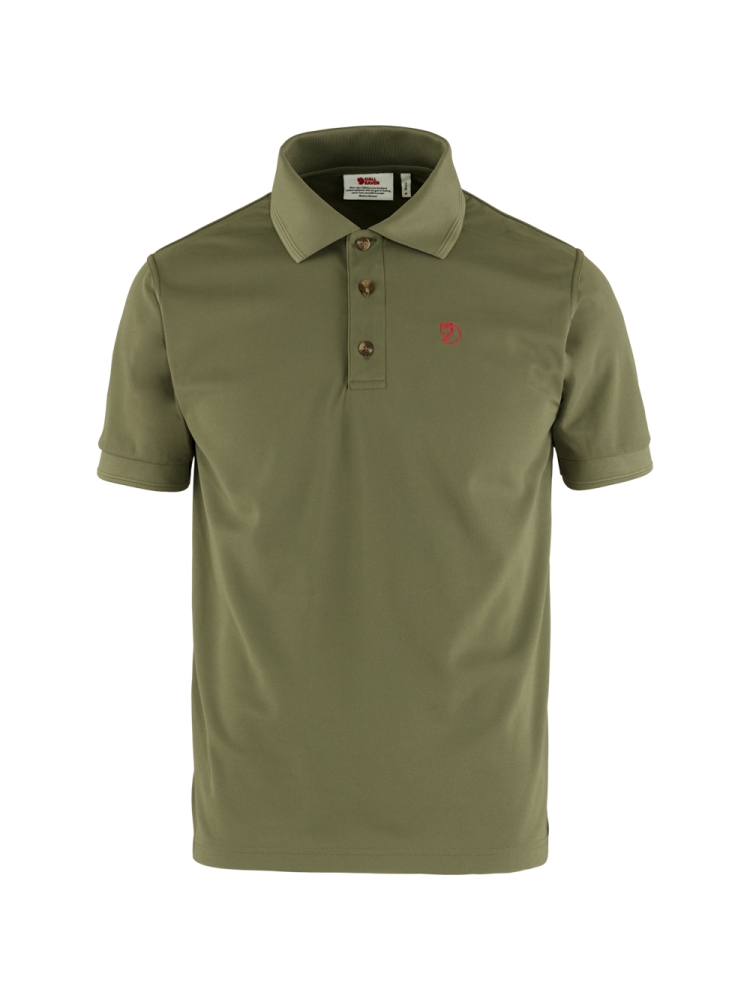Fjällräven Crowley Pique Shirt Light Olive 81783-622 shirts en tops online bestellen bij Kathmandu Outdoor & Travel