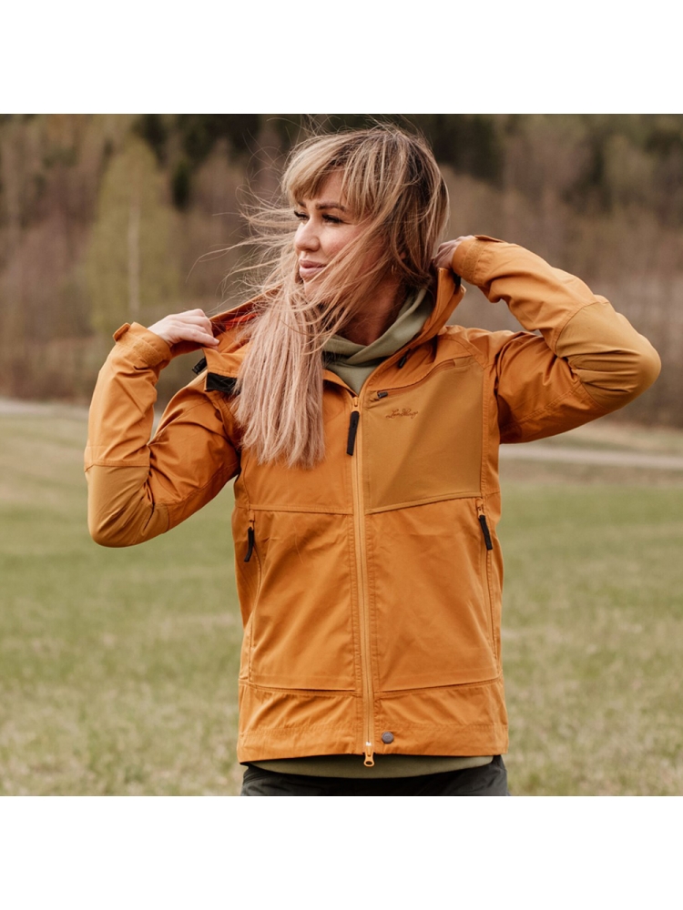 Lundhags Tived Stretch Hybrid Jacket Women's Gold/Dark Gold 42008-23-215 jassen online bestellen bij Kathmandu Outdoor & Travel