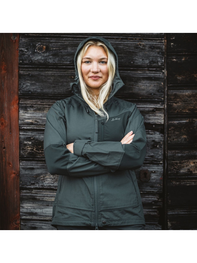 Lundhags Tived Stretch Hybrid Jacket Women's Dark Agave/Seaweed 42008-23-655 jassen online bestellen bij Kathmandu Outdoor & Travel