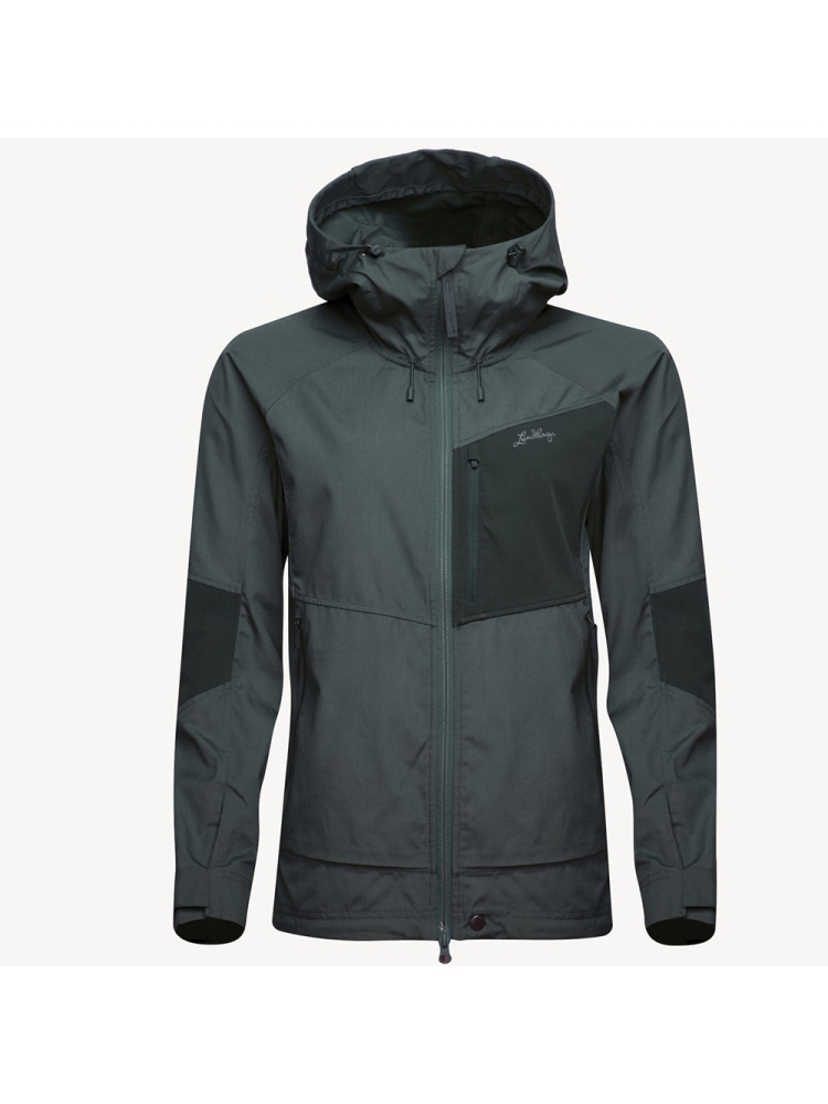 Lundhags Tived Stretch Hybrid Jacket Women's Dark Agave/Seaweed 42008-23-655 jassen online bestellen bij Kathmandu Outdoor & Travel