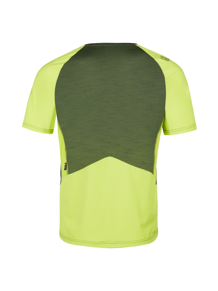 La Sportiva Compass T-Shirt Forest/Lime Punch P50-711729 shirts en tops online bestellen bij Kathmandu Outdoor & Travel