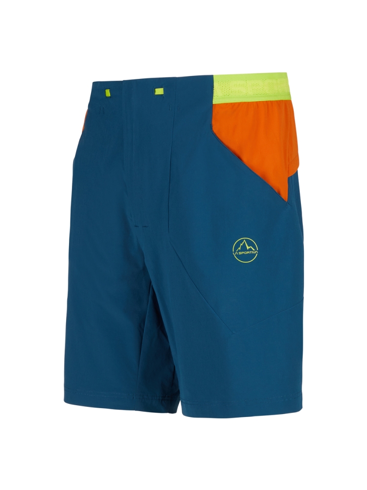 La Sportiva Guard Short Storm Blue/Hawaiian Sun P58-639208 broeken online bestellen bij Kathmandu Outdoor & Travel