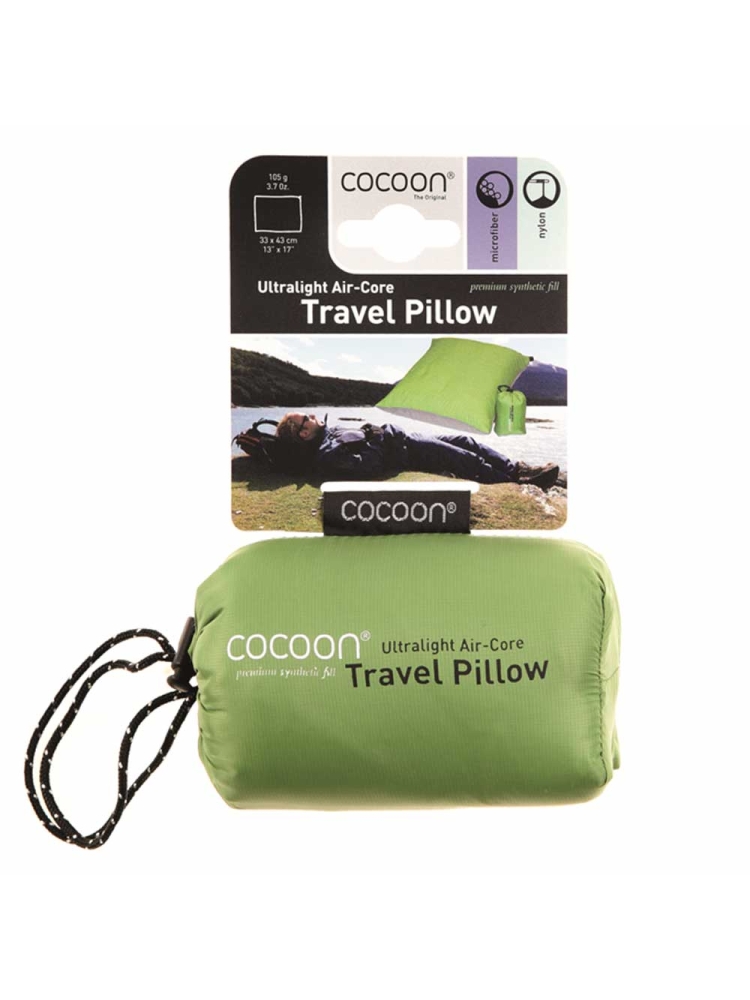 Cocoon Air Core Pillow UL M Wasabi CACP3UL2N slaapzakken online bestellen bij Kathmandu Outdoor & Travel