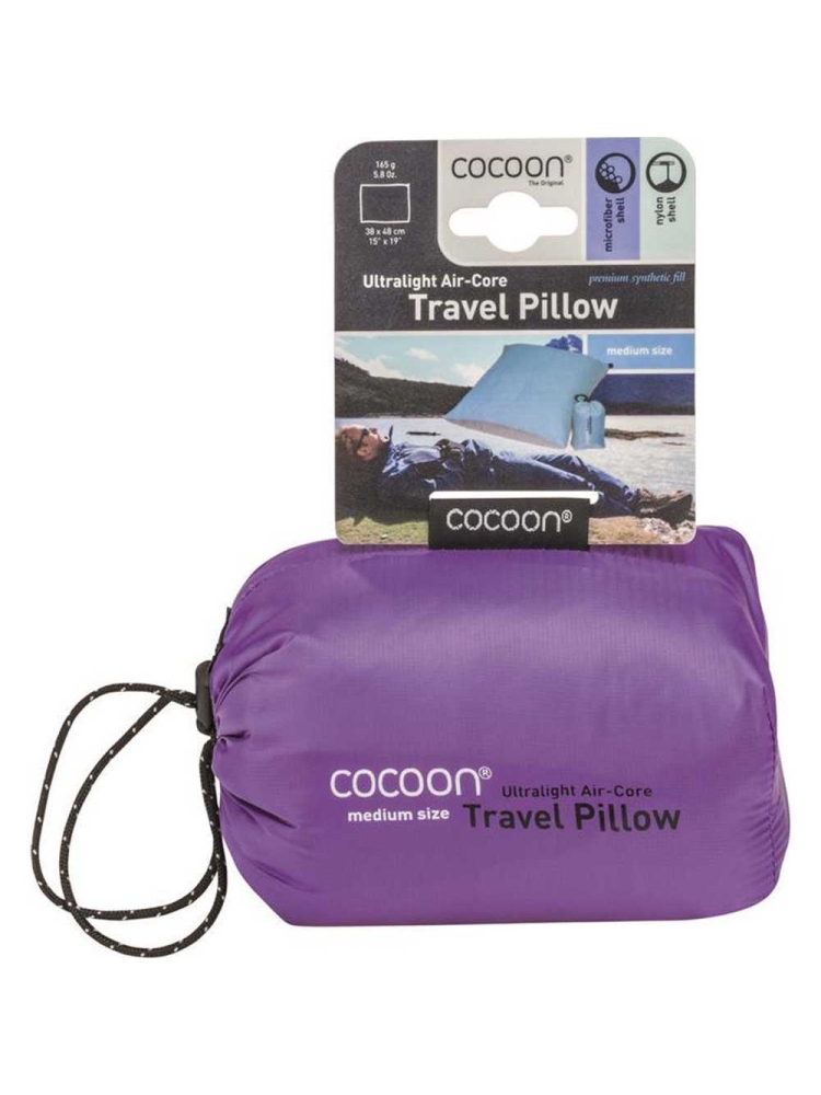 Cocoon Air Core Pillow UL L Purple CACP4UL6N slaapzakken online bestellen bij Kathmandu Outdoor & Travel