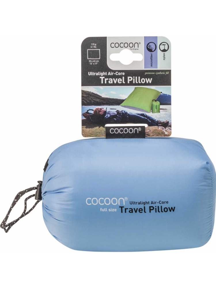 Cocoon Air Core Pillow UL XL Light blue CACP5UL1N slaapzakken online bestellen bij Kathmandu Outdoor & Travel