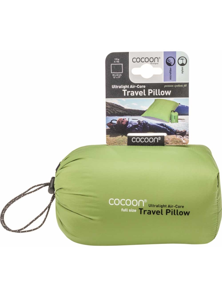Cocoon Air Core Pillow UL XL Wasabi CACP5UL2N slaapzakken online bestellen bij Kathmandu Outdoor & Travel