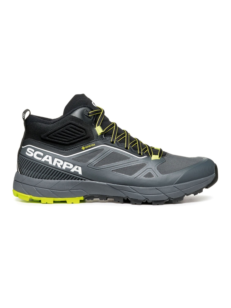 Scarpa Rapid Mid GTX Antracite/AcidLime 72695G-M-116 wandelschoenen heren online bestellen bij Kathmandu Outdoor & Travel