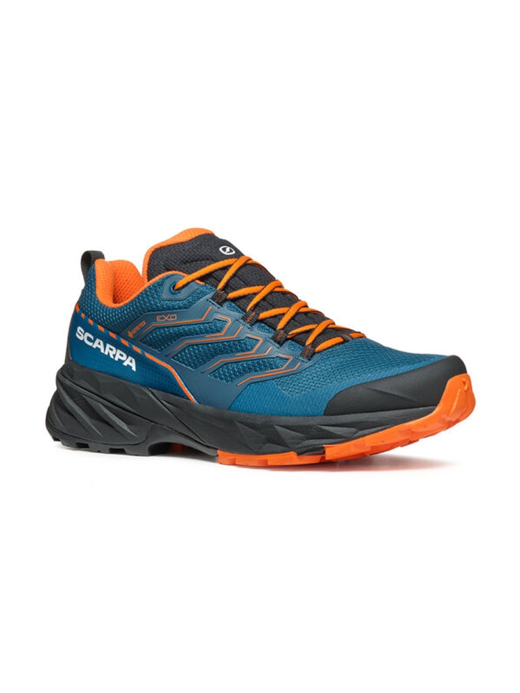 Scarpa Scarpa Rush 2 GTX 63131G-M-736 wandelschoenen heren Scarpa Rush 2 GTX CosmicBlue/Orange 63131G-M-736 wandelschoenen heren online bestellen bij Kathmandu Outdoor & Travel