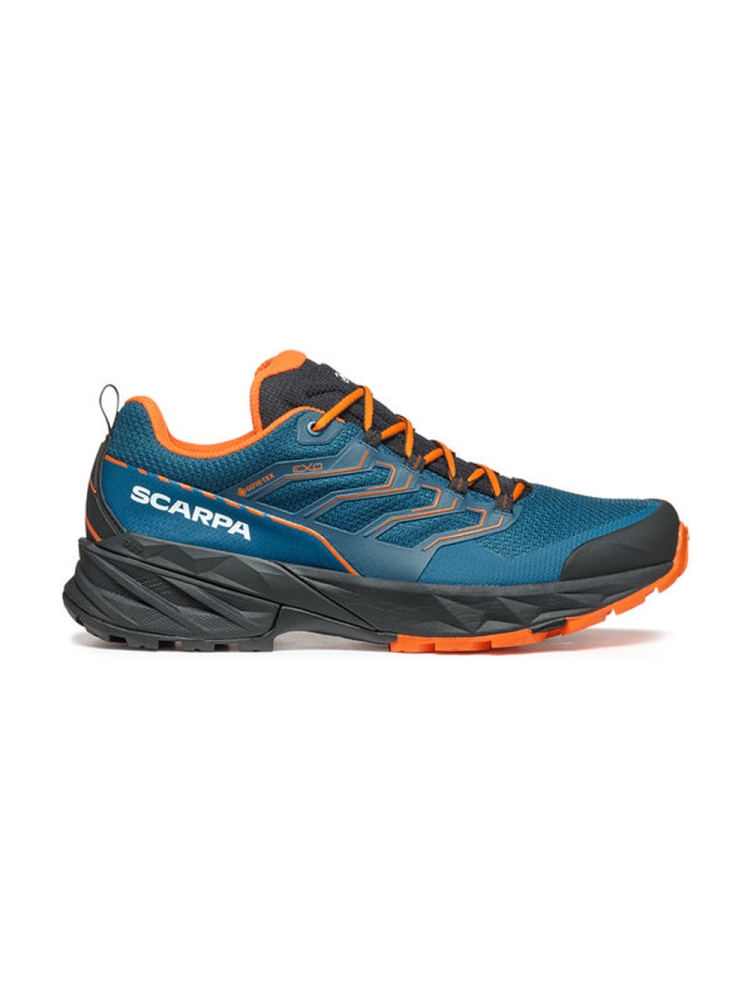 Scarpa Scarpa Rush 2 GTX 63131G-M-736 wandelschoenen heren Scarpa Rush 2 GTX CosmicBlue/Orange 63131G-M-736 wandelschoenen heren online bestellen bij Kathmandu Outdoor & Travel