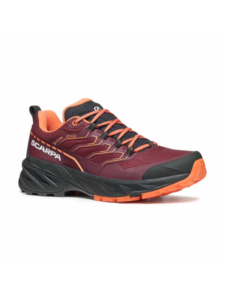 Scarpa Rush 2 GTX Women's Burgundy/DustyOrange 63131G-L-1037 wandelschoenen dames online bestellen bij Kathmandu Outdoor & Travel