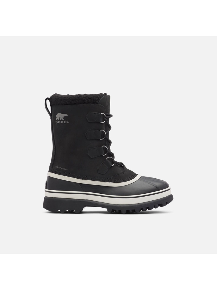 Sorel Caribou WP Black Dark Stone 1002871016 wandelschoenen heren online bestellen bij Kathmandu Outdoor & Travel