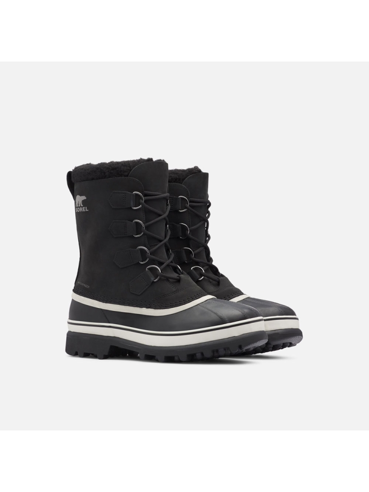Sorel Caribou WP Black Dark Stone 1002871016 wandelschoenen heren online bestellen bij Kathmandu Outdoor & Travel
