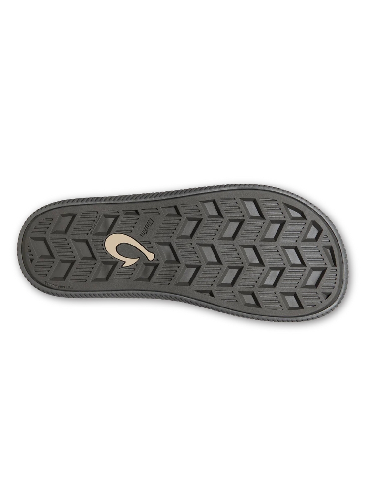 Olukai Ulele Dark Shadow/Black 10435-6C40 slippers online bestellen bij Kathmandu Outdoor & Travel