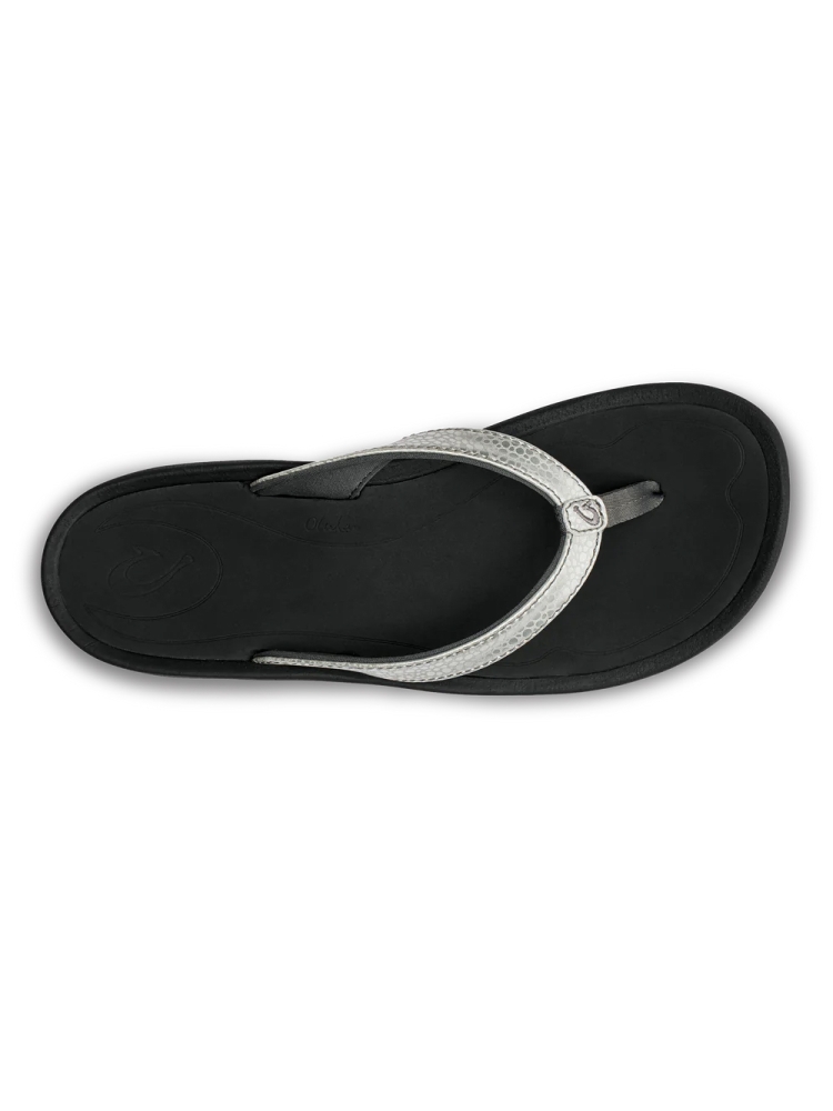 Olukai Kūlapa Kai Woman's Silver/Black 20198-2K40 slippers online bestellen bij Kathmandu Outdoor & Travel