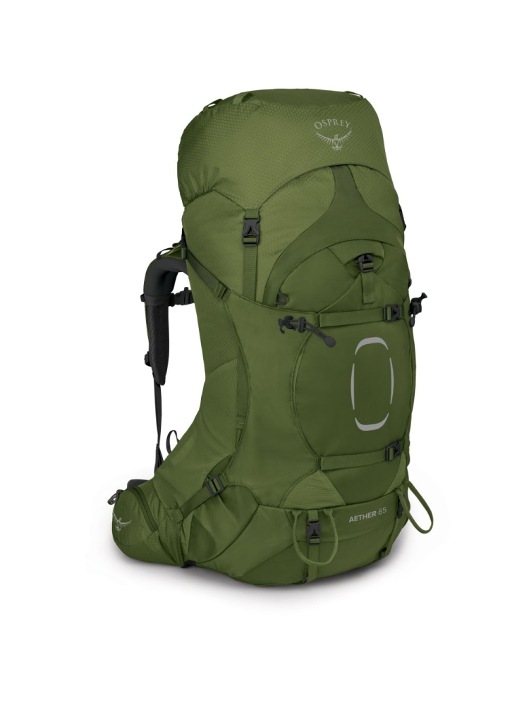 Osprey Aether 65 Garlic Mustard Green 1000295 trekkingrugzakken online bestellen bij Kathmandu Outdoor & Travel