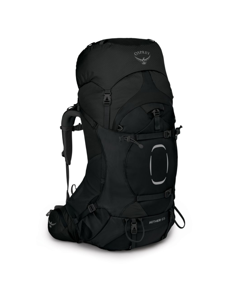 Osprey Aether 65 Black 1000287 trekkingrugzakken online bestellen bij Kathmandu Outdoor & Travel