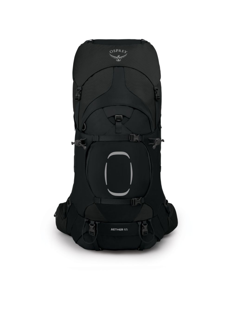 Osprey Aether 65 Black 1000287 trekkingrugzakken online bestellen bij Kathmandu Outdoor & Travel