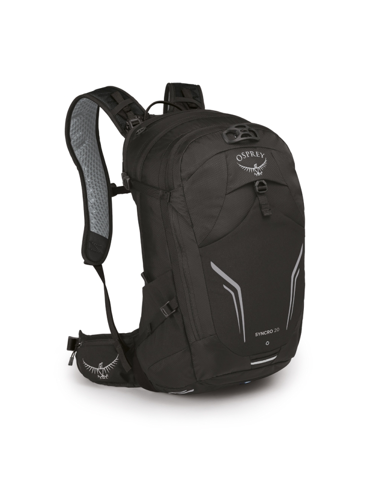 Osprey Syncro 20 Black 10005065 dagrugzakken online bestellen bij Kathmandu Outdoor & Travel