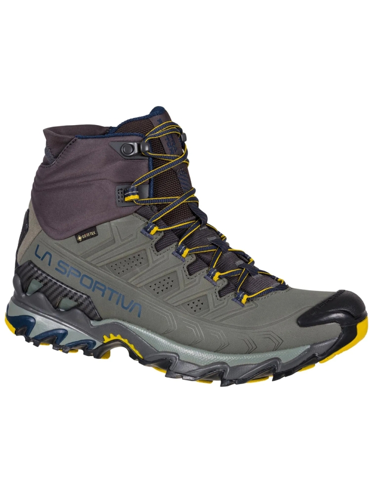 La Sportiva Ultra Raptor II Mid Leather GTX Clay/NightBlue 34J909629 wandelschoenen heren online bestellen bij Kathmandu Outdoor & Travel