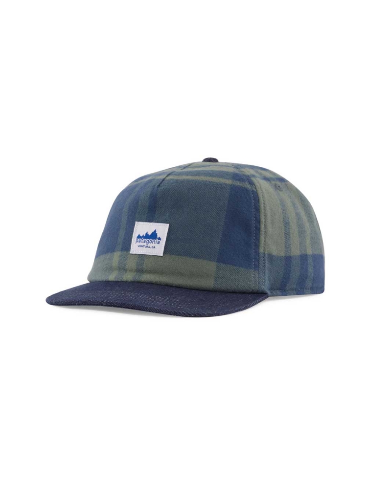 Patagonia Range Cap Live Oak: Hemlock Green 33575-LOHG kleding accessoires online bestellen bij Kathmandu Outdoor & Travel