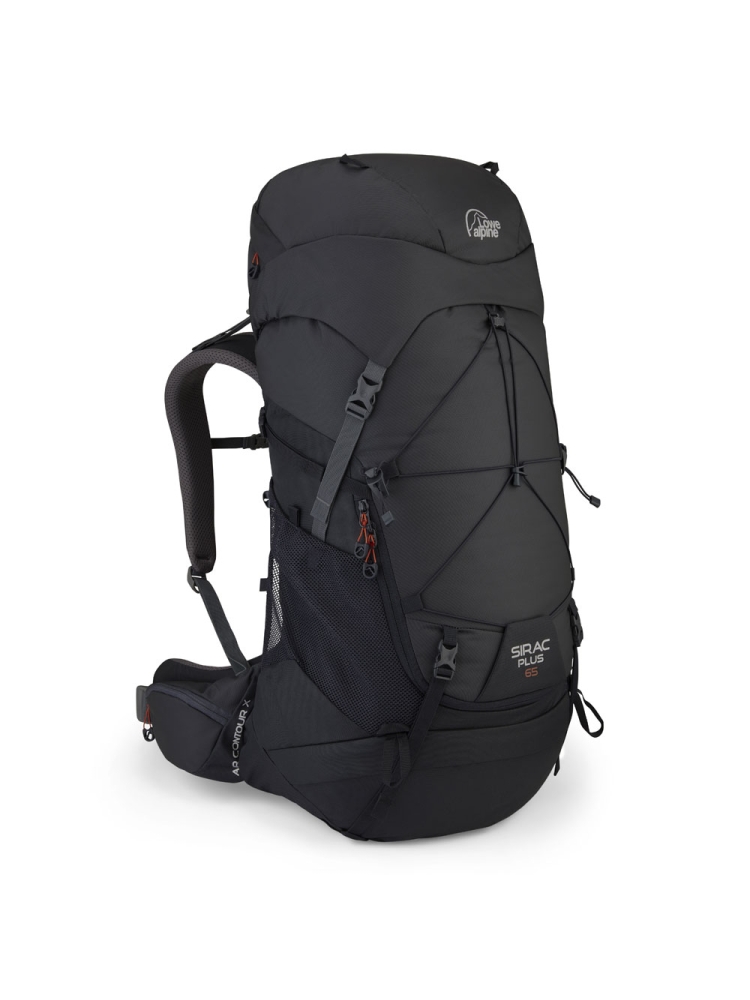 Lowe Alpine Sirac Plus 65 Ebony FMQ-50-EBN trekkingrugzakken online bestellen bij Kathmandu Outdoor & Travel