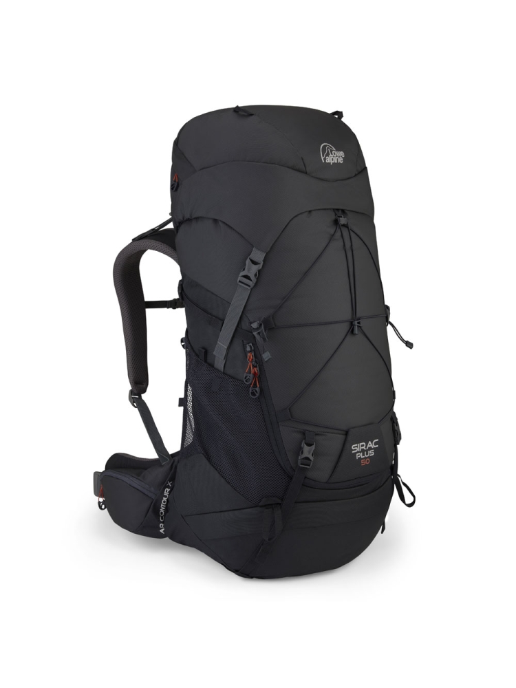 Lowe Alpine Sirac Plus 50 Ebony FMQ-49-EBN dagrugzakken online bestellen bij Kathmandu Outdoor & Travel