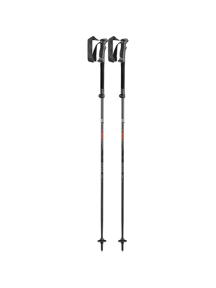 Leki Legacy FX TA SilverG/bRed/Black LT65222451 wandelstokken en gamaschen online bestellen bij Kathmandu Outdoor & Travel