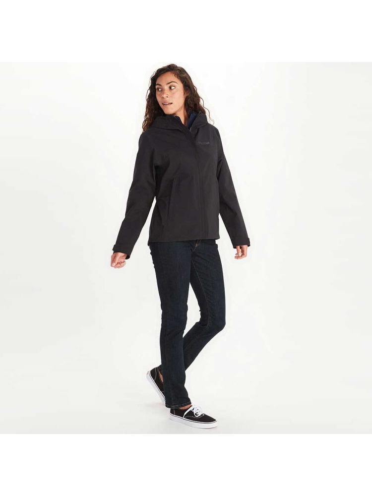 Marmot PreCip Pro Jacket Women's Black M12389-001 jassen online bestellen bij Kathmandu Outdoor & Travel