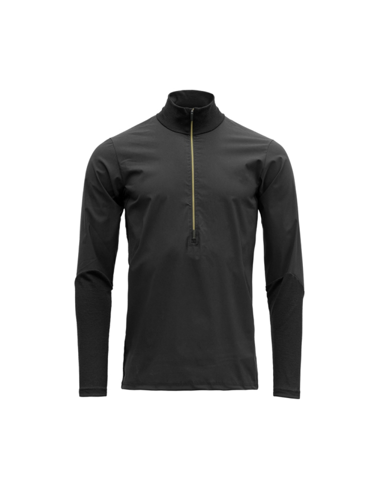 Devold Running Merino Cover Zip Neck Caviar GO 407 240 A-960A shirts en tops online bestellen bij Kathmandu Outdoor & Travel