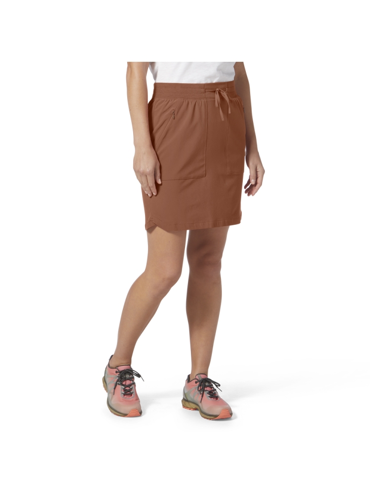 Royal Robbins Spotless Evolution Skirt Women's Baked Clay Y325008-916 jurken en rokken online bestellen bij Kathmandu Outdoor & Travel