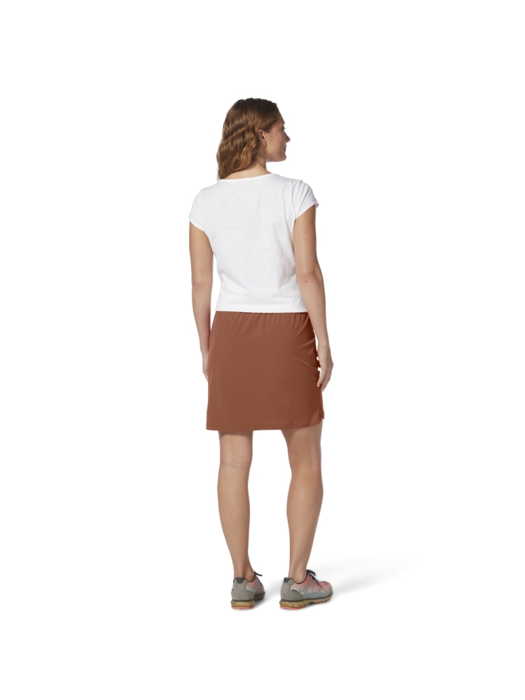 Royal Robbins Spotless Evolution Skirt Women's Baked Clay Y325008-916 jurken en rokken online bestellen bij Kathmandu Outdoor & Travel