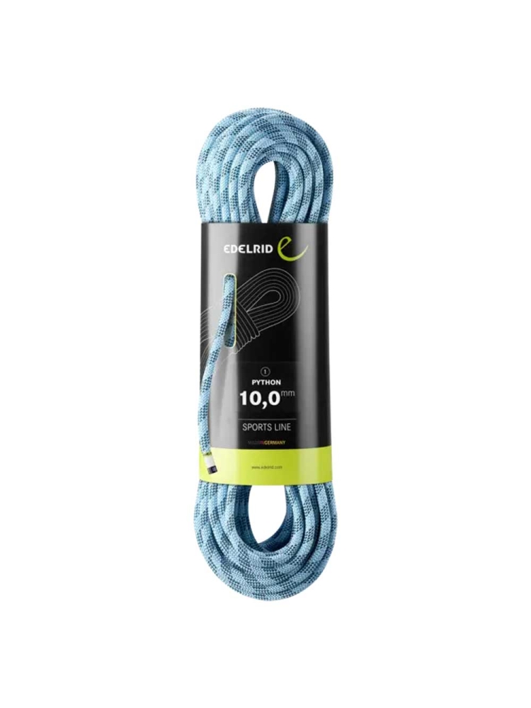Edelrid Python 10,0mm 70M Blue 710800703000 klimtouw en bandsling online bestellen bij Kathmandu Outdoor & Travel