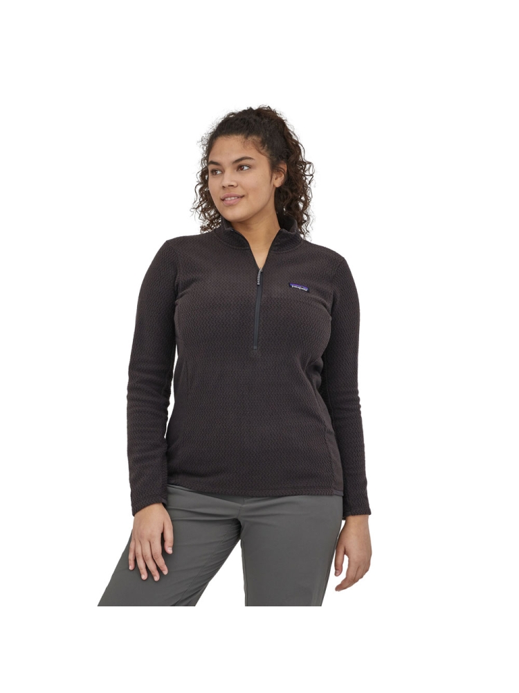 Patagonia R1 Air Zip Neck Women's Black 40250-BLK fleeces en truien online bestellen bij Kathmandu Outdoor & Travel