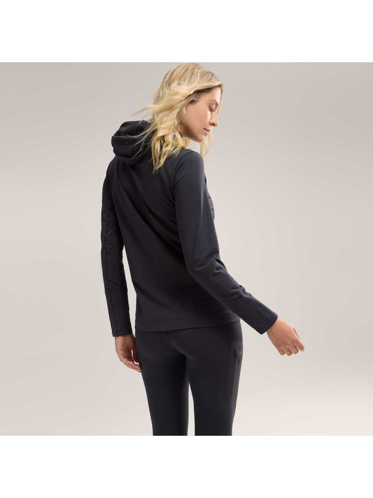 Arc'teryx Rho Hoody Women's Black 7326-002291 onderkleding/thermokleding online bestellen bij Kathmandu Outdoor & Travel