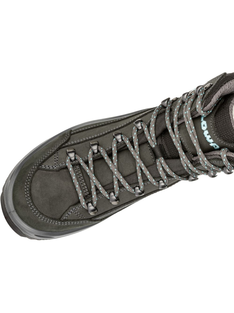 Lowa Renegade GTX Mid Women's asphalt/turquoise LM320945-9368 wandelschoenen dames online bestellen bij Kathmandu Outdoor & Travel