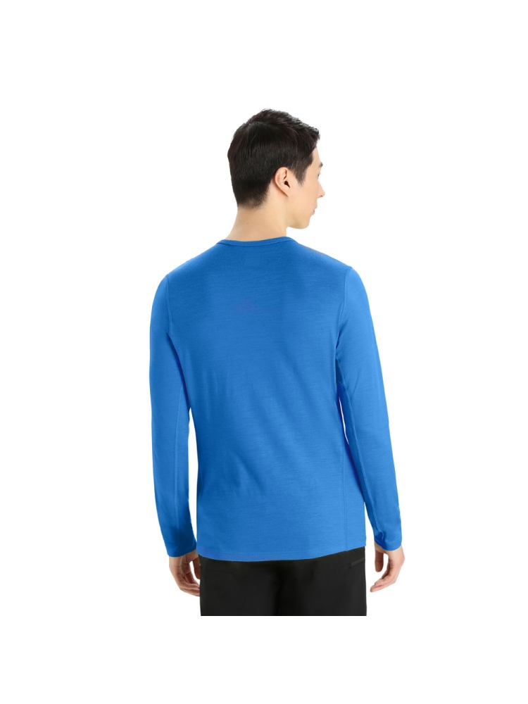 Icebreaker 200 Oasis Long Sleeve Crewe  Lazurite IB104365-5801 onderkleding/thermokleding online bestellen bij Kathmandu Outdoor & Travel