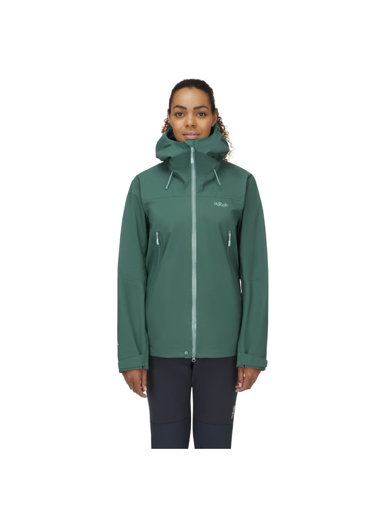 Rab Kangri GTX Jacket Women's Green Slate QWH-02-GNS jassen online bestellen bij Kathmandu Outdoor & Travel