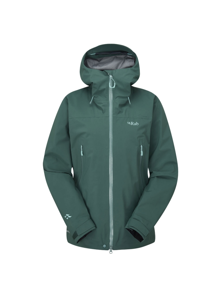 Rab Kangri GTX Jacket Women's Green Slate QWH-02-GNS jassen online bestellen bij Kathmandu Outdoor & Travel