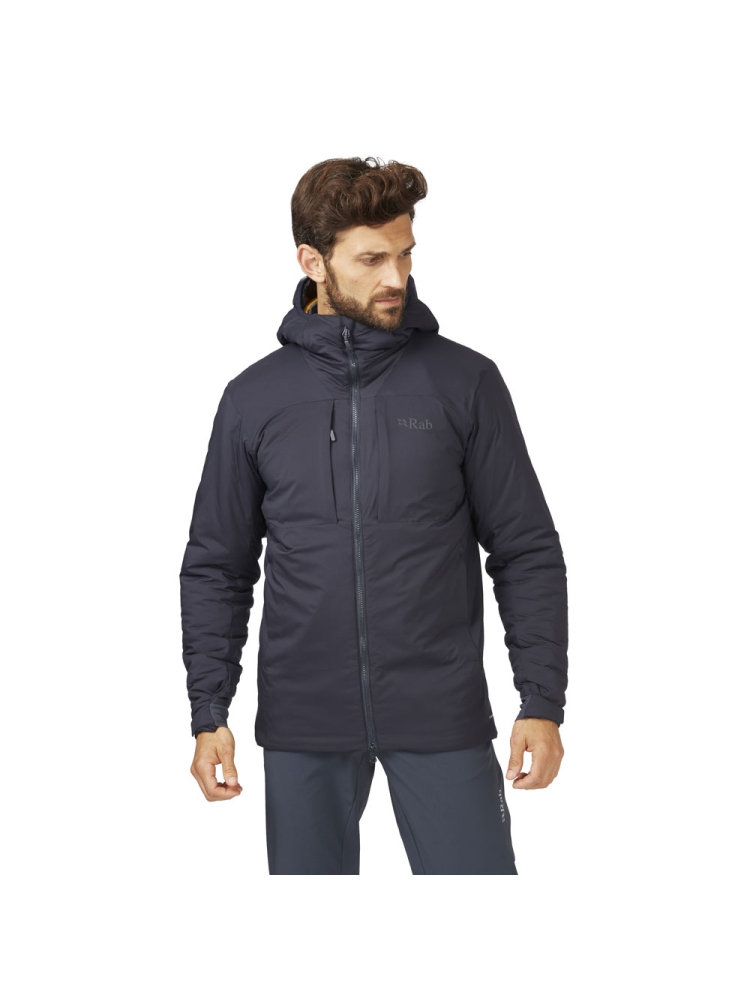 Rab Xenair Alpine Jacket Ebony (Footprint) QIP-09-EBF jassen online bestellen bij Kathmandu Outdoor & Travel