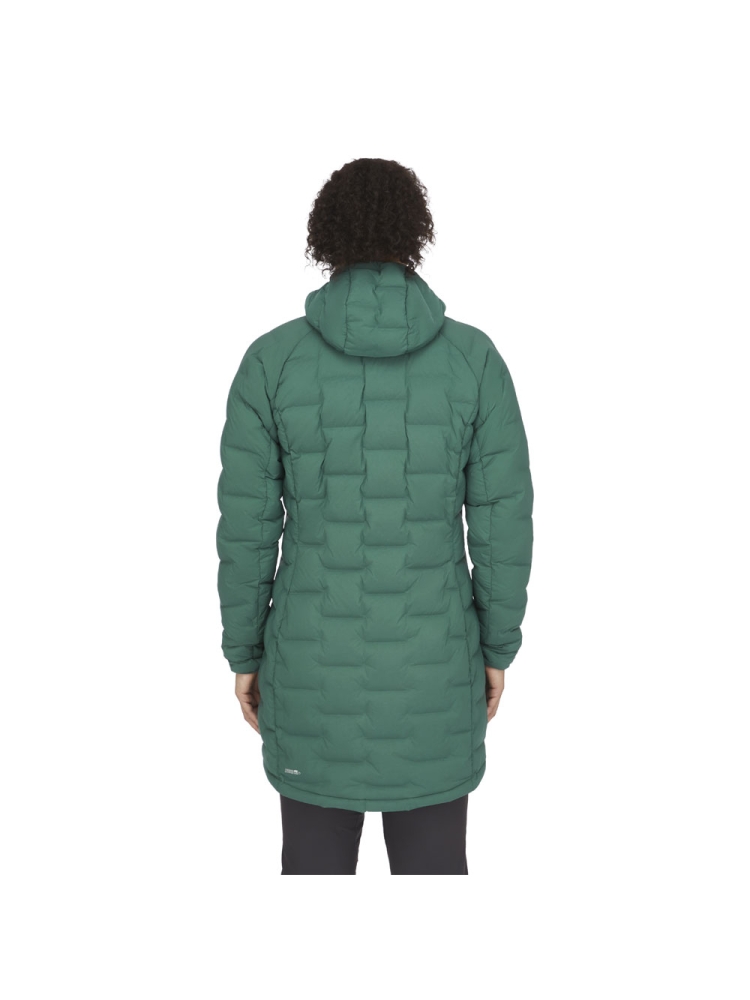 Rab Cubit Stretch Down Parka Women's  Green Slate QDB-41-GNS jassen online bestellen bij Kathmandu Outdoor & Travel