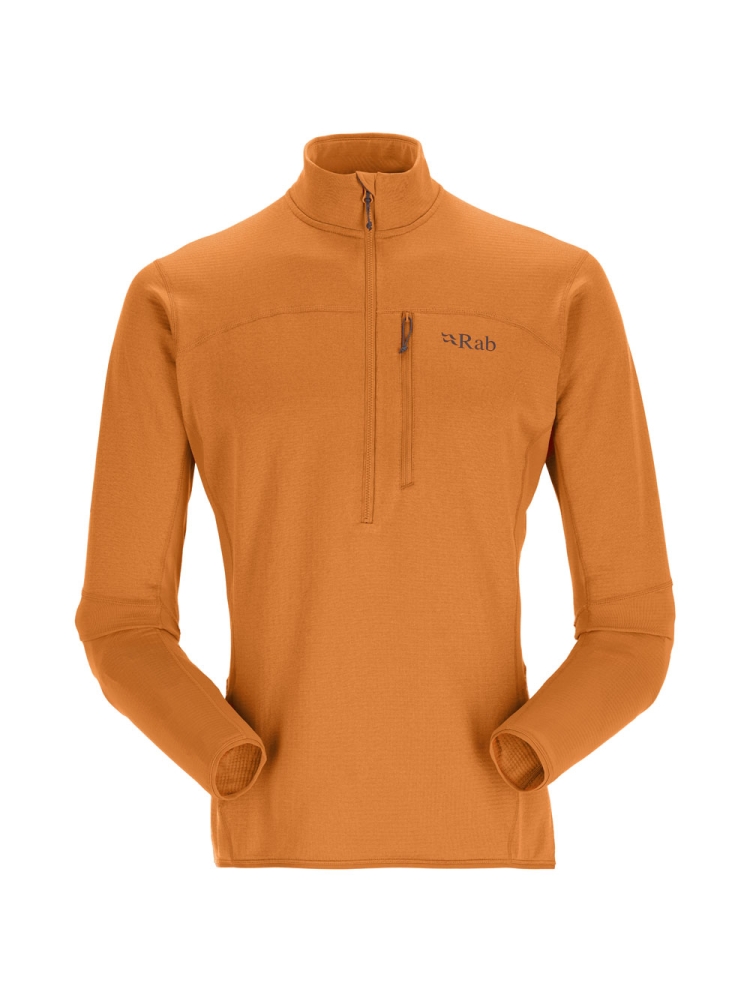 Rab Ascendor Pull-On Marmalade QFF-44-MAM fleeces en truien online bestellen bij Kathmandu Outdoor & Travel