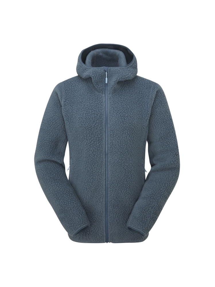 Rab Shearling Hoody Women's Orion Blue QFF-84-ORB fleeces en truien online bestellen bij Kathmandu Outdoor & Travel