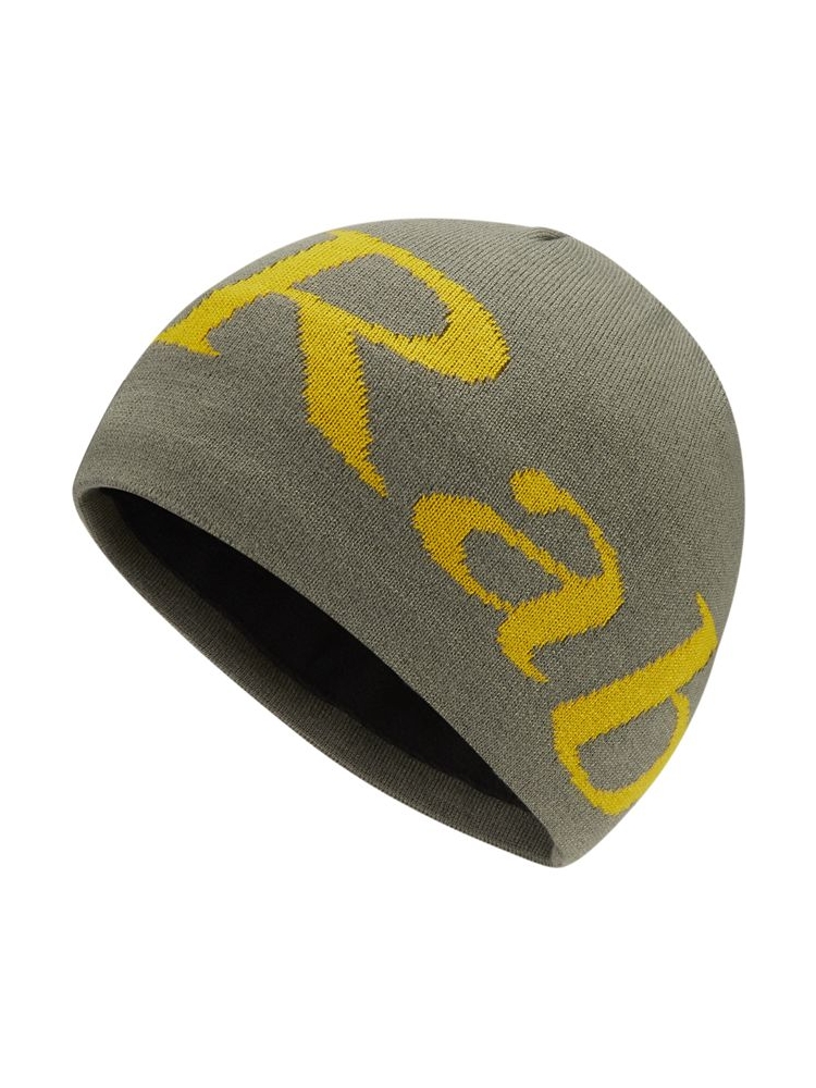 Rab Rab Logo Beanie QAB-39-LSA kleding accessoires Rab Logo Beanie Light Khaki/Sahara QAB-39-LSA kleding accessoires online bestellen bij Kathmandu Outdoor & Travel