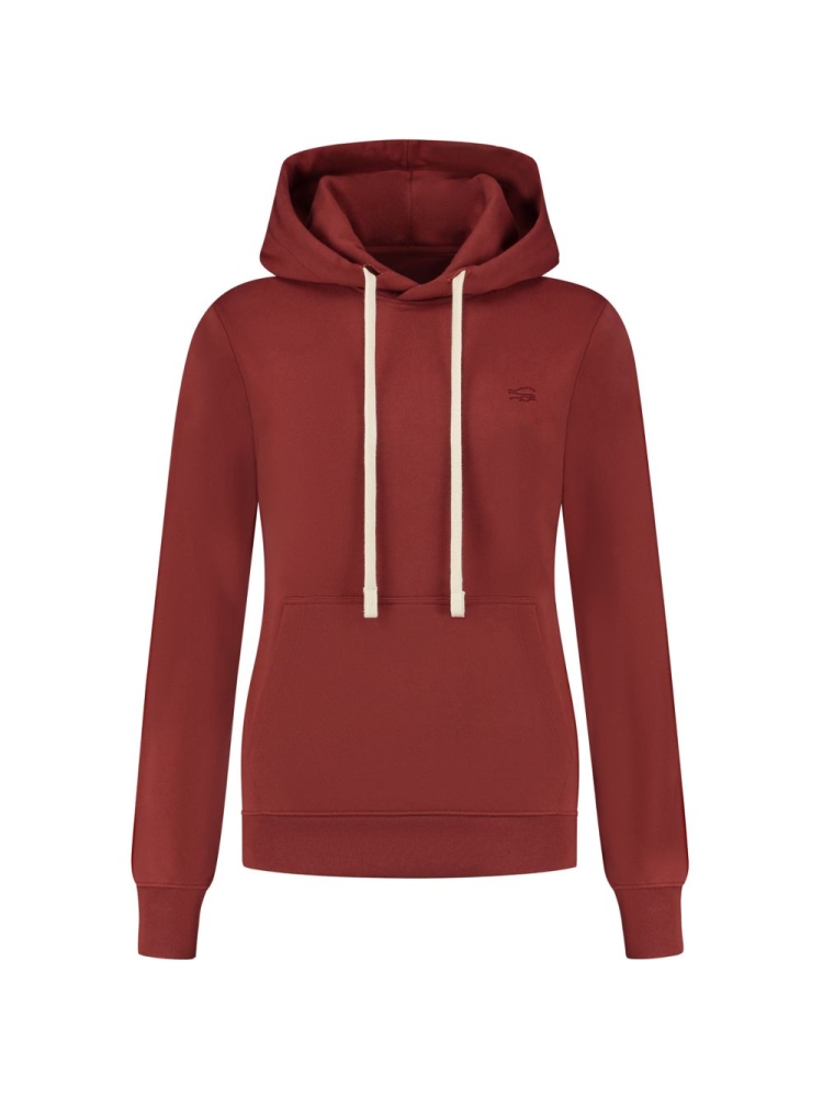 Blue Loop Originals Blue Fleece Hoody Women's Dark Terra W-HO009-22-B432 fleeces en truien online bestellen bij Kathmandu Outdoor & Travel