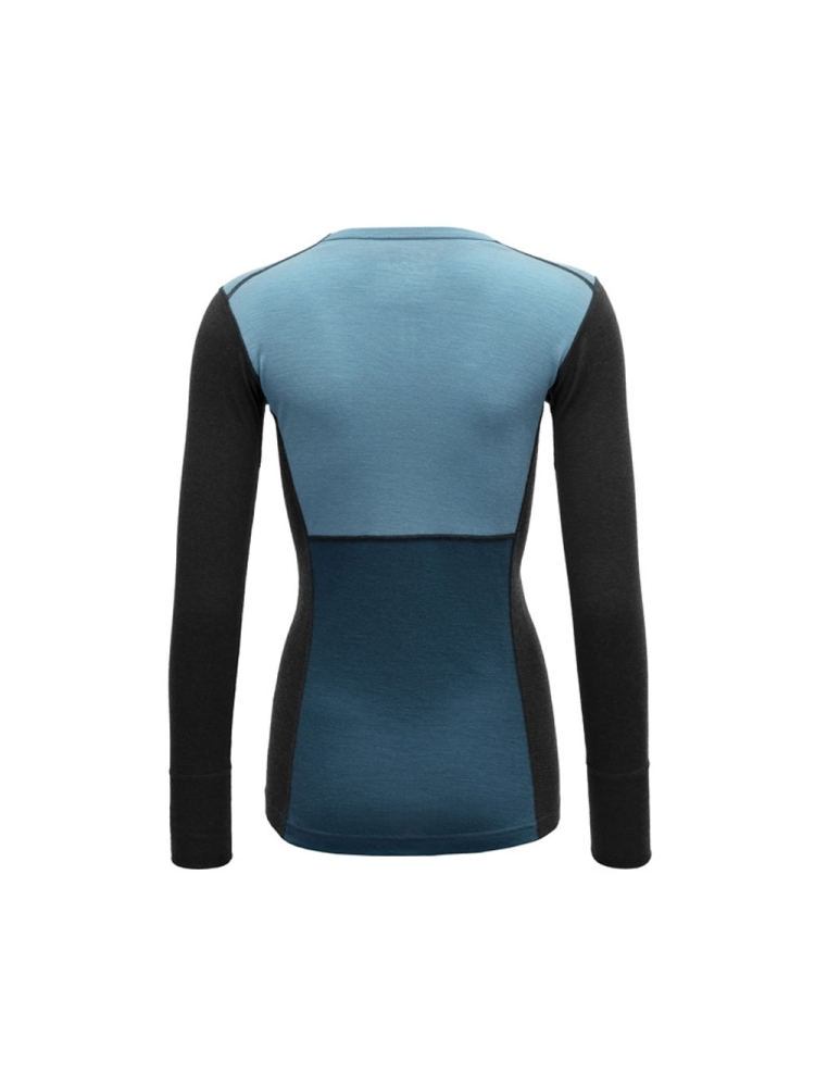 Devold Lauparen Merino 190 Shirt Women's Moon/Ink/Flood GO 245 226 A-313A onderkleding/thermokleding online bestellen bij Kathmandu Outdoor & Travel