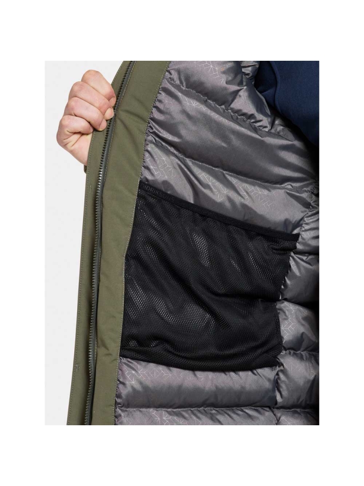 Didriksons Akilles Usx Parka Deep Green 504913-300 jassen online bestellen bij Kathmandu Outdoor & Travel