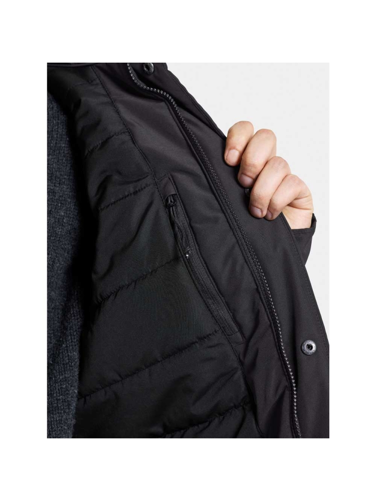 Didriksons Stefan Usx Jacket Black 505041-060 jassen online bestellen bij Kathmandu Outdoor & Travel