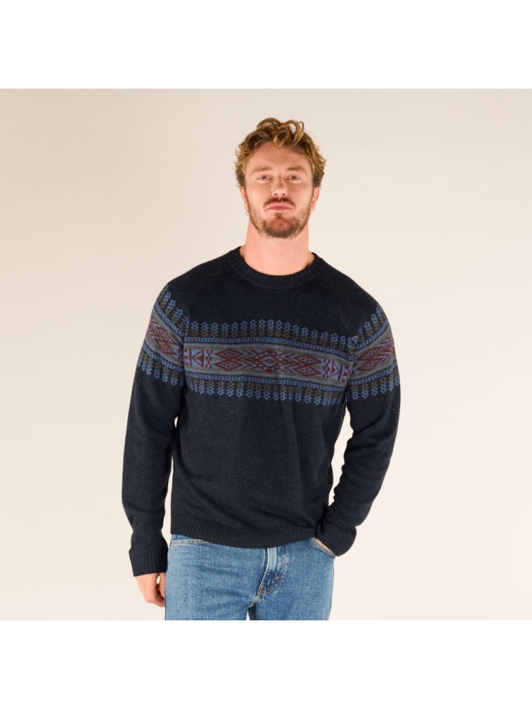 Sherpa Adventure Gear Sajit Eco Crew RATHEE BLUE SM15041-392 fleeces en truien online bestellen bij Kathmandu Outdoor & Travel